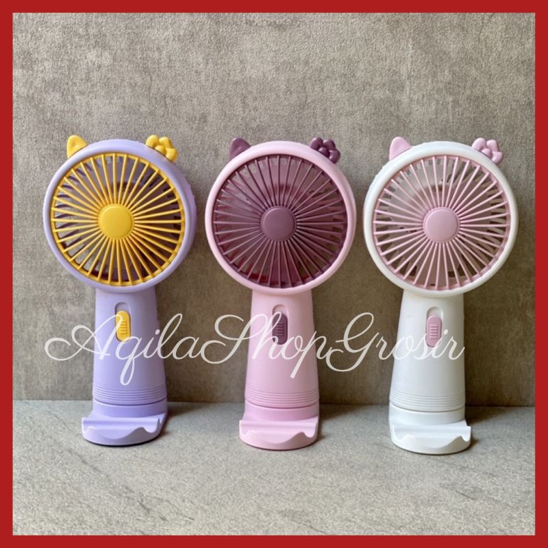 Jual KIPAS ANGIN MINI GENGGAM CUTE /LIPAT PORTABLE MINI FAN CHARGER