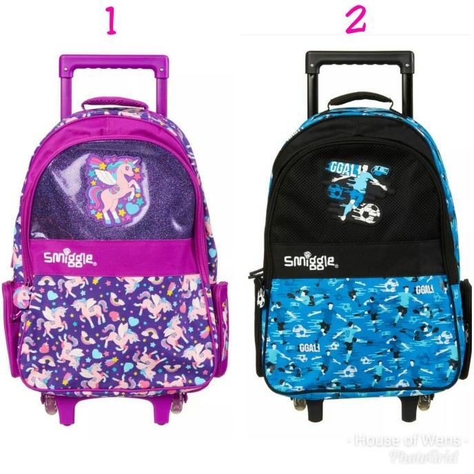 Jual SMIGGLE CRUISE LIGHT UP TROLLEY BAG TAS TROLLEY SMIGGLE MURAH
