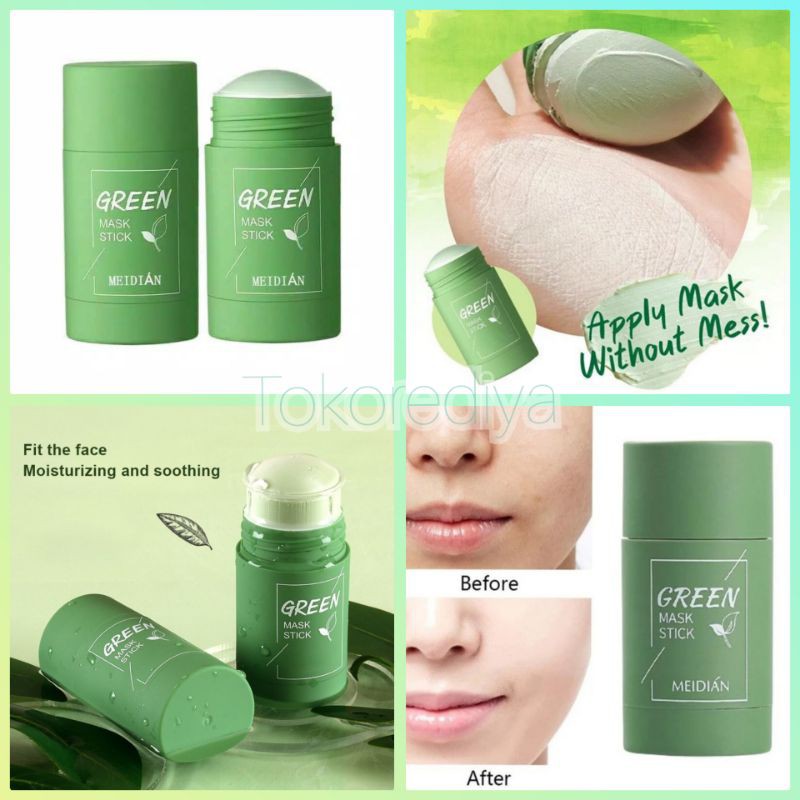 Jual (MEIDIAN) GREEN TEA MASK STICK / STIK MASKER WAJAH TEH HIJAU Mask