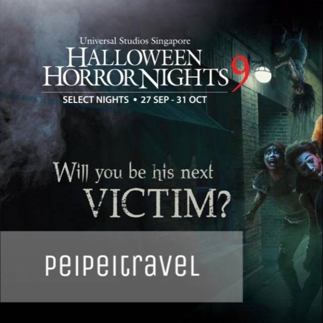 Jual BIG PROMO Tiket Halloween Horror Nights in Singapore Admission Non