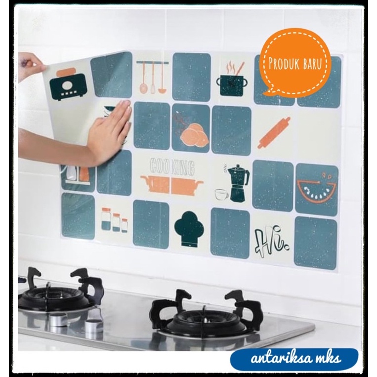 Jual Wallpaper Stiker Dinding Dapur Sticker Pelindung Tembok Dapur Anti