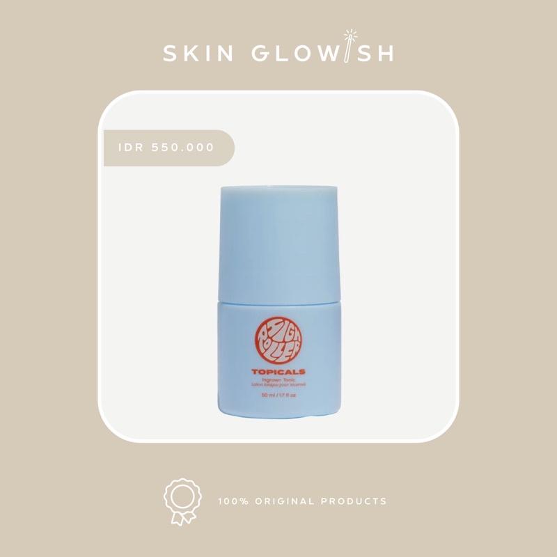 Jual SKIN GLOWISH Topicals High Roller Ingrown Hair Tonic with AHA