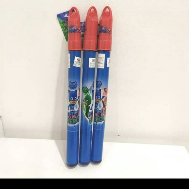 Jual Mainan Gelembung Sabun PJ Masks Harga per 1 biji Bubble Wand Tahan