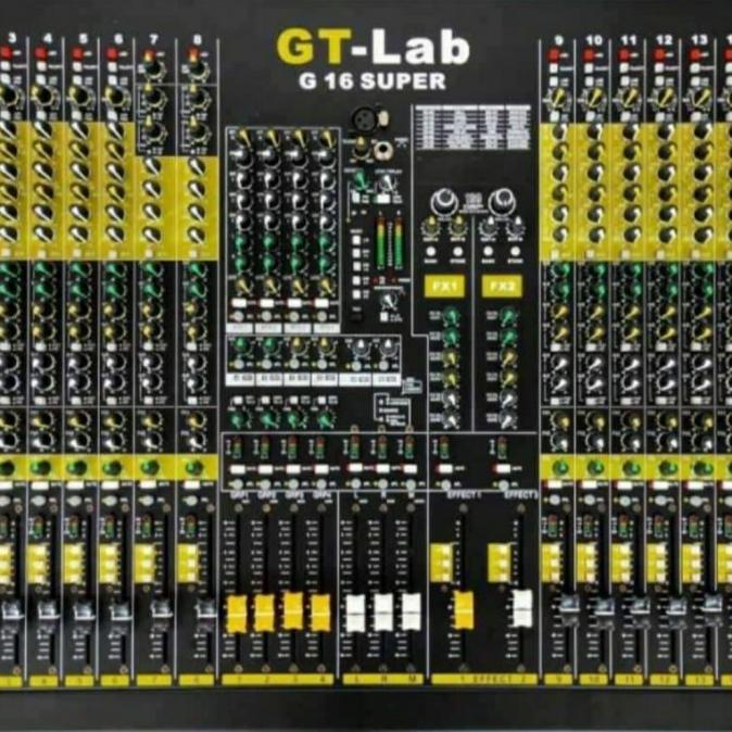 Jual MIXER AUDIO GT LAB G 16 SUPER G16SUPER G 16SUPER 16 CHANNEL BY
