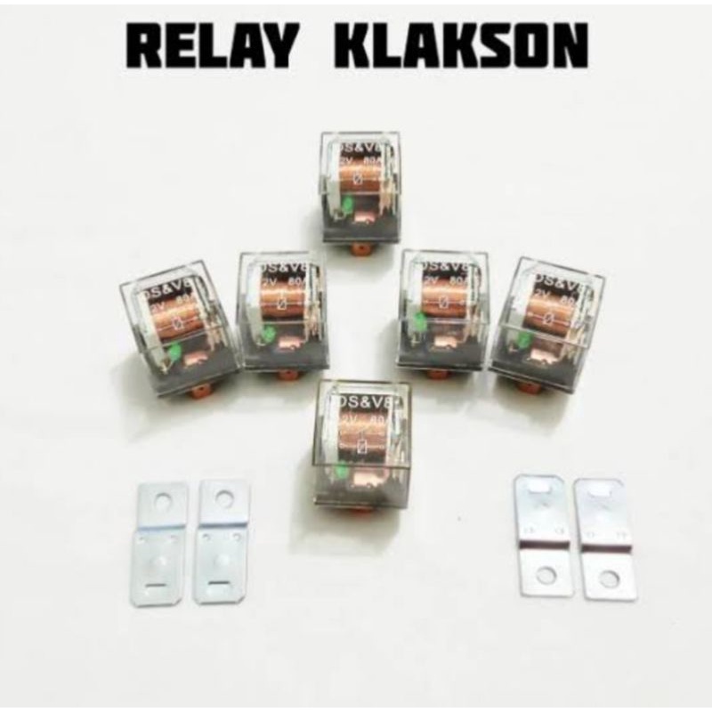 Jual RELAY KLAKSON TRANSPARAN RELAY TRANSPARAN 12V 30A KAKI 4 RELAY