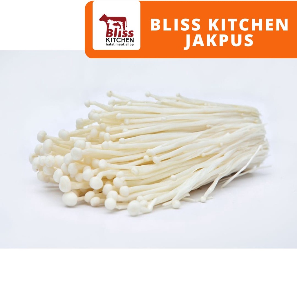 Jual Enoki Mushroom / Enokitake Mushroom / Jamur Enoki 100gr Shopee