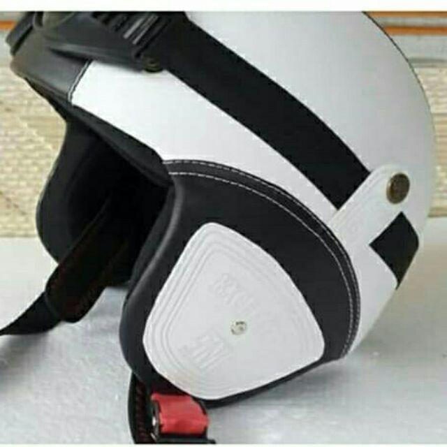 Jual Helm Bogo Dewasa Polos Ada Kacamatanya (Tanpa Kaca) Shopee Indonesia
