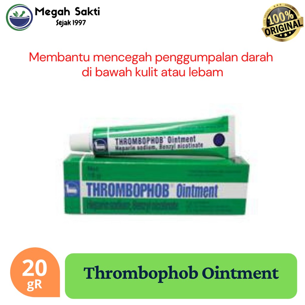 Jual MGS Thrombophob Ointment / Trombopop Cream 15gR ( Anti Memar(03)