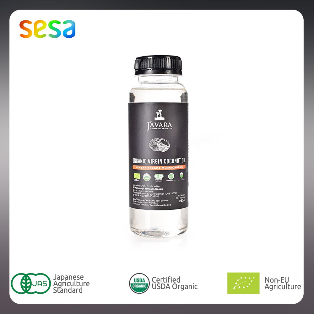 Jual Javara Organic Extra Virgin Coconut Oil Pet Bottle 250 ml