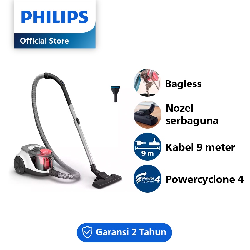 Jual PHILIPS Bagless Vacuum Cleaner XB2142/09 [Powercyclone 4/Daya