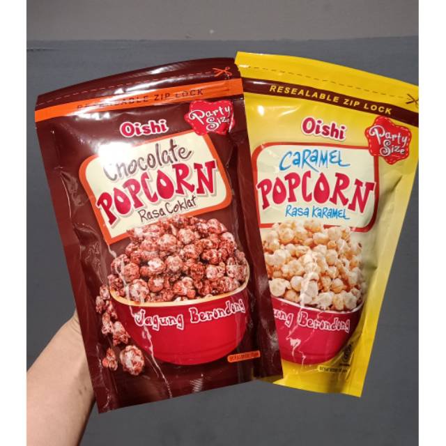 Jual Oishi popcorn caramel chocolate snack popcorn Shopee Indonesia