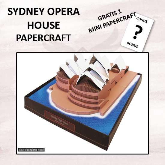 Jual Sydney Opera House Kerajinan Kertas Papercraft DIY Shopee Indonesia