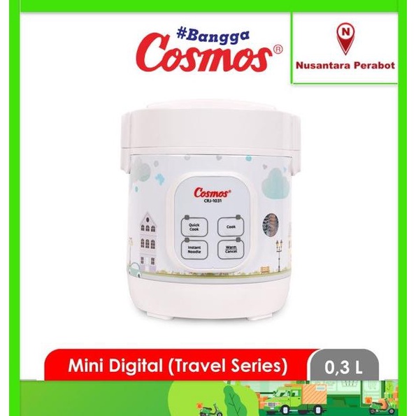Jual Alat Dapur Cosmos Crj1031 Rice Cooker Digital Mini 4In1 0.3 Liter