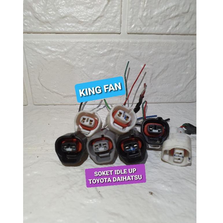 Jual SOKET IDLE UP AC VIOS YARIS RUSH AVANZA XENIA ORIGINAL (KODE W5702