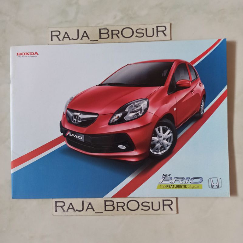 Jual Poster brosur katalog booklet Honda Brio 2014 Shopee Indonesia