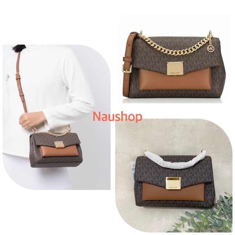 Jual Michael Kors 35T0GXPL2B Lita Medium Leather Crossbody Bag