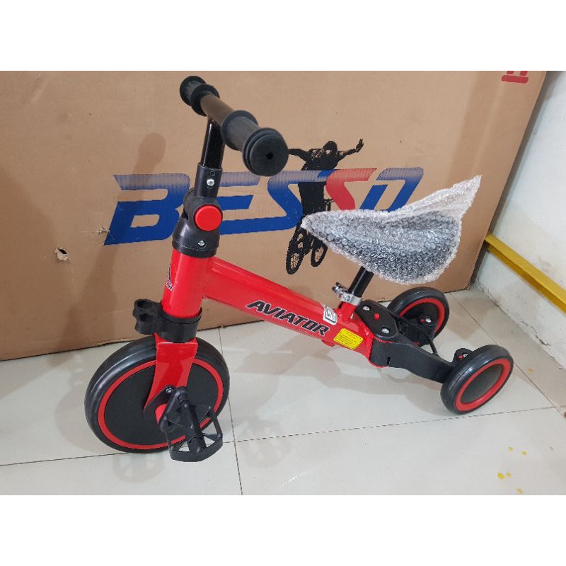 Jual Sepeda Anak Balance Bike 3 in 1 AVIATOR ( PRODUK PACIFIC