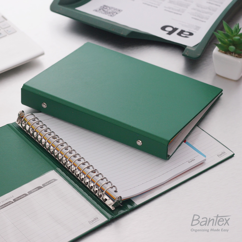 Jual Bantex Binder Note A5 20 Ring Besi Loose Leaf Multiring Binder