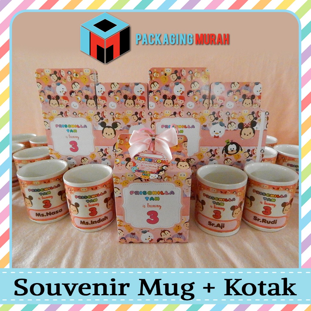 Jual Souvenir Mug + Kotak Mug Custom (Minimum order 50 pcs) Shopee