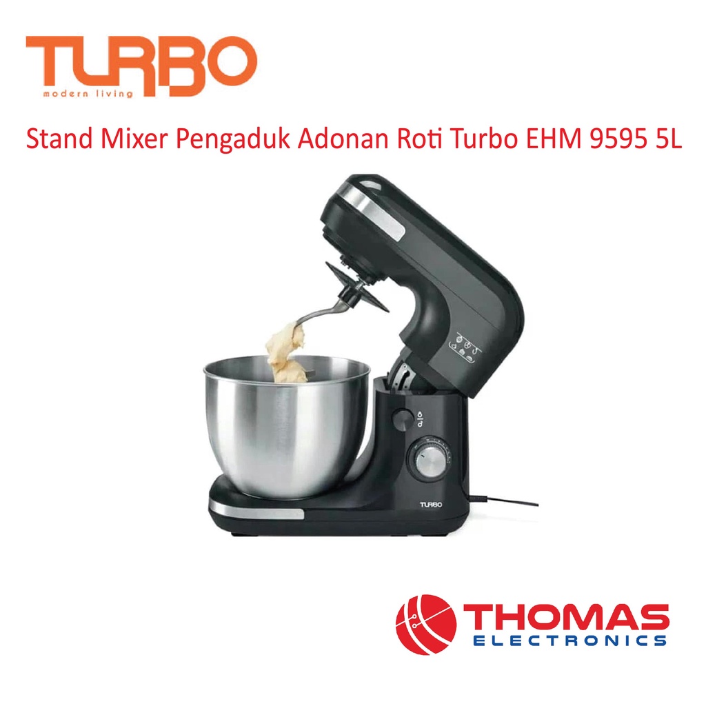 Jual Stand Mixer Pengaduk Adonan Roti Turbo EHM 9595 5L Garansi Resmi