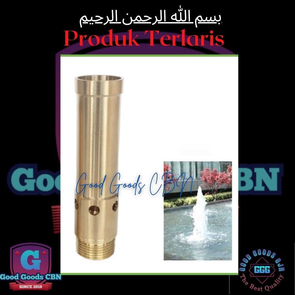 Jual Nozzle Air Mancur Nozzle Bubbling Sprinkler 1/2" & 3/4" double