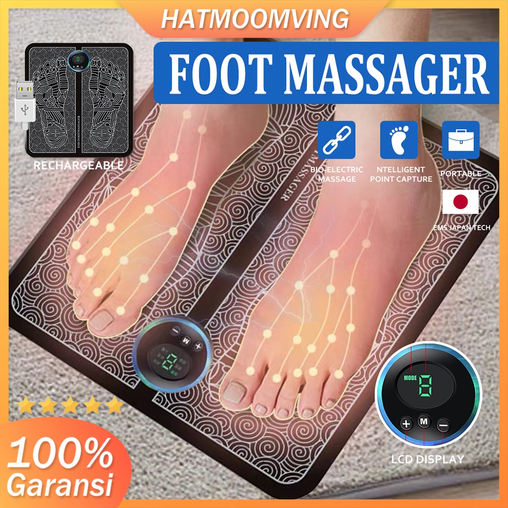 Jual Japan EMS Foot Massage Mat / Pijat Kaki EMS Pad Mat / Akupunktur