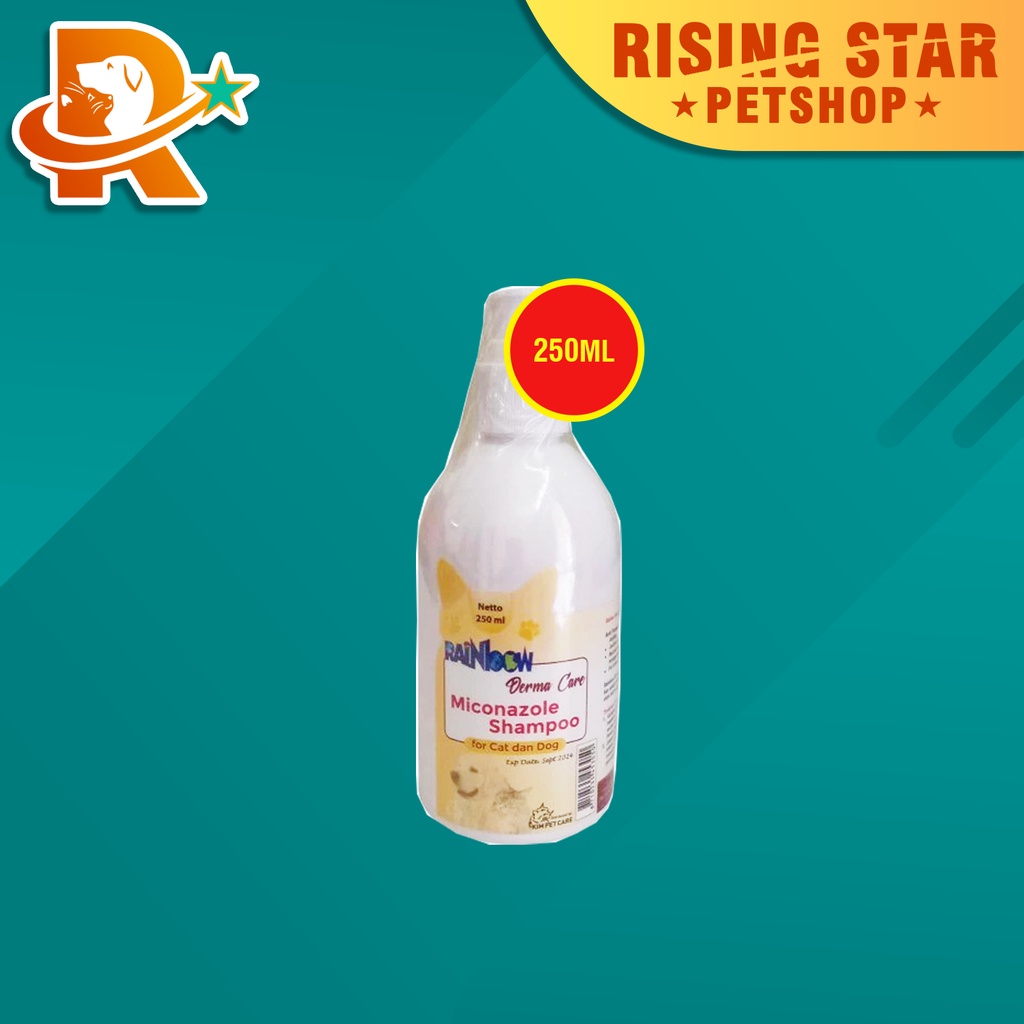 Jual Rainbow Shampoo Kucing Cat Shampoo anti Jamur miconazole 250 ML
