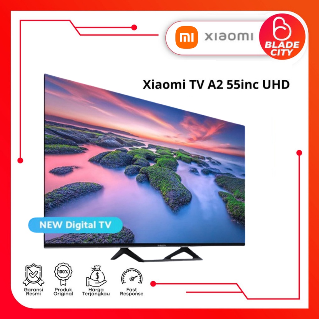 Jual Xiaomi TV A2 55" Inch 4K Ultra HD Dolby Vision HDR 10 Android