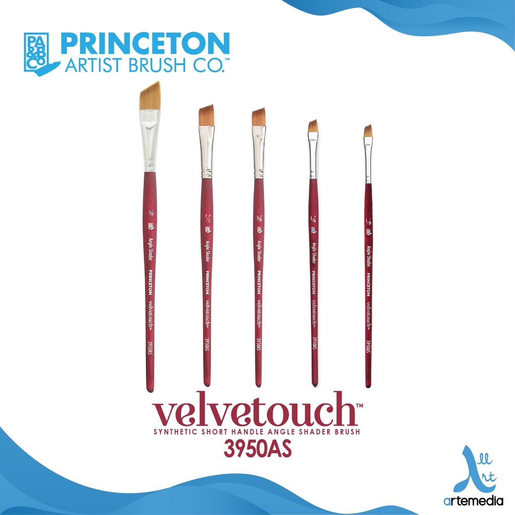 Jual Princeton Velvetouch 3950AS Angle Shader Synthetic Watercolor