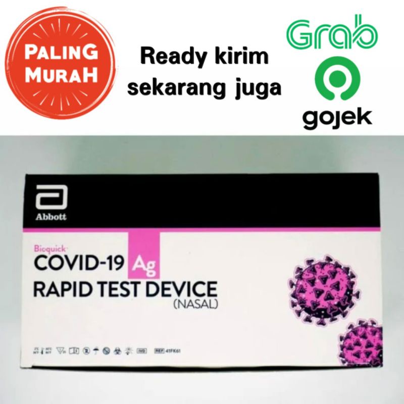 Jual SWAB ANTIGEN NASAL PANBIO BIOQUICK ABBOTT NASAL ANTIGEN 25 SET
