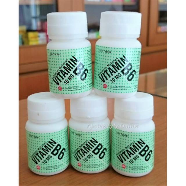 Jual Vitamin B6 10 mg per Pot 100 Tablet Shopee Indonesia