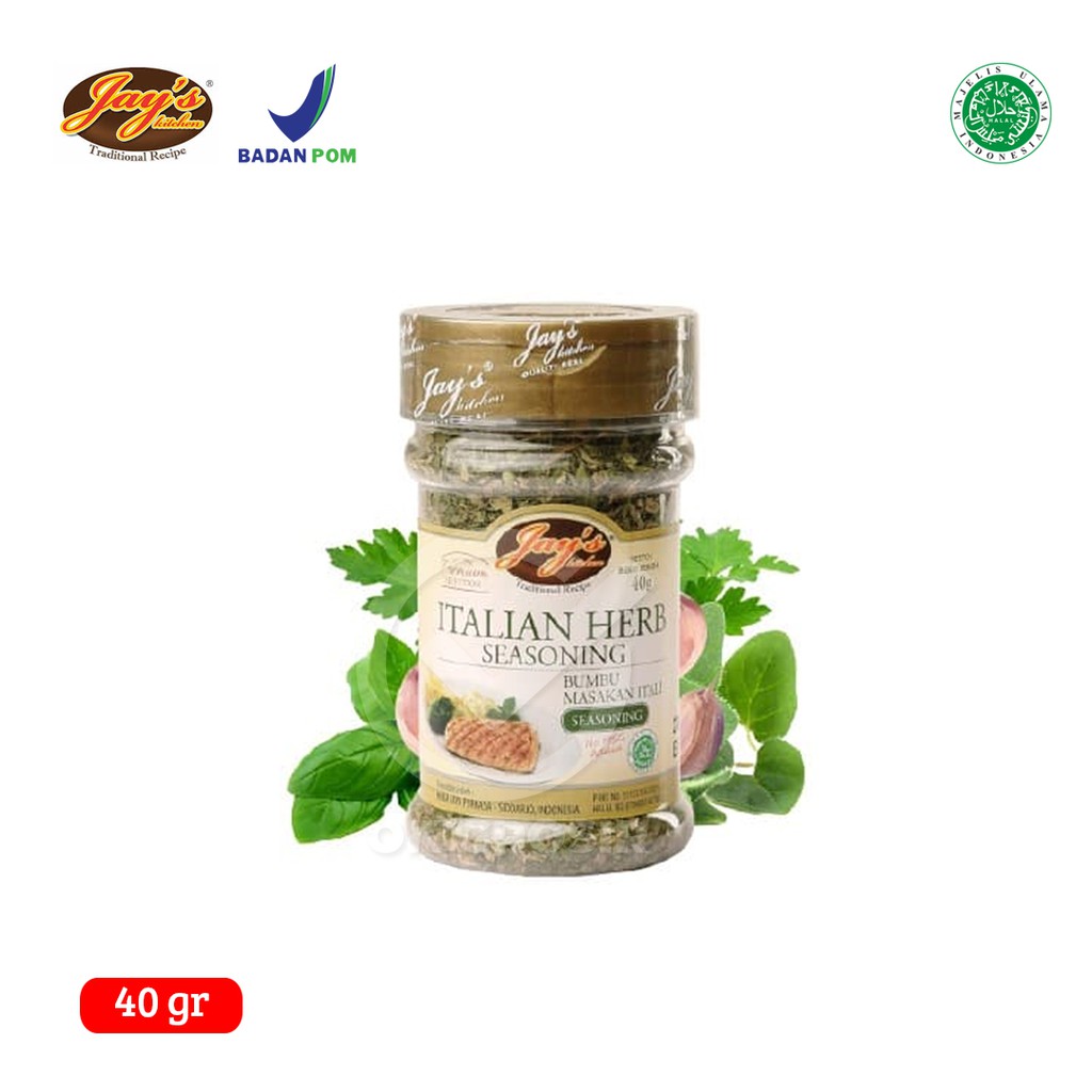 Jual Jay's Italian Herb Seasoning / Bumbu Masakan Italia (40 gr