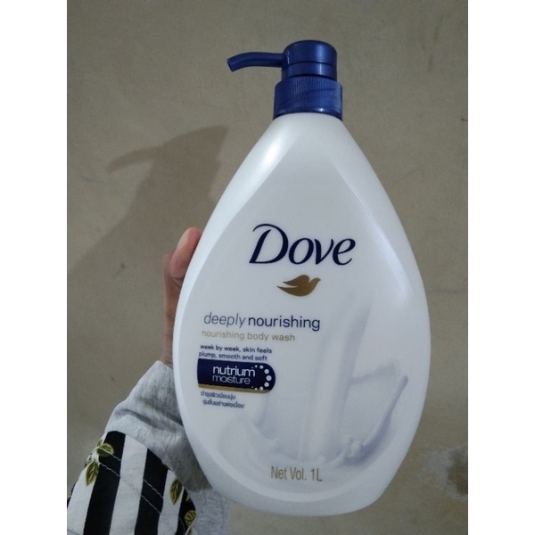 Jual Dove Deeply Nourishing Body Wash 1 Liter Shopee Indonesia