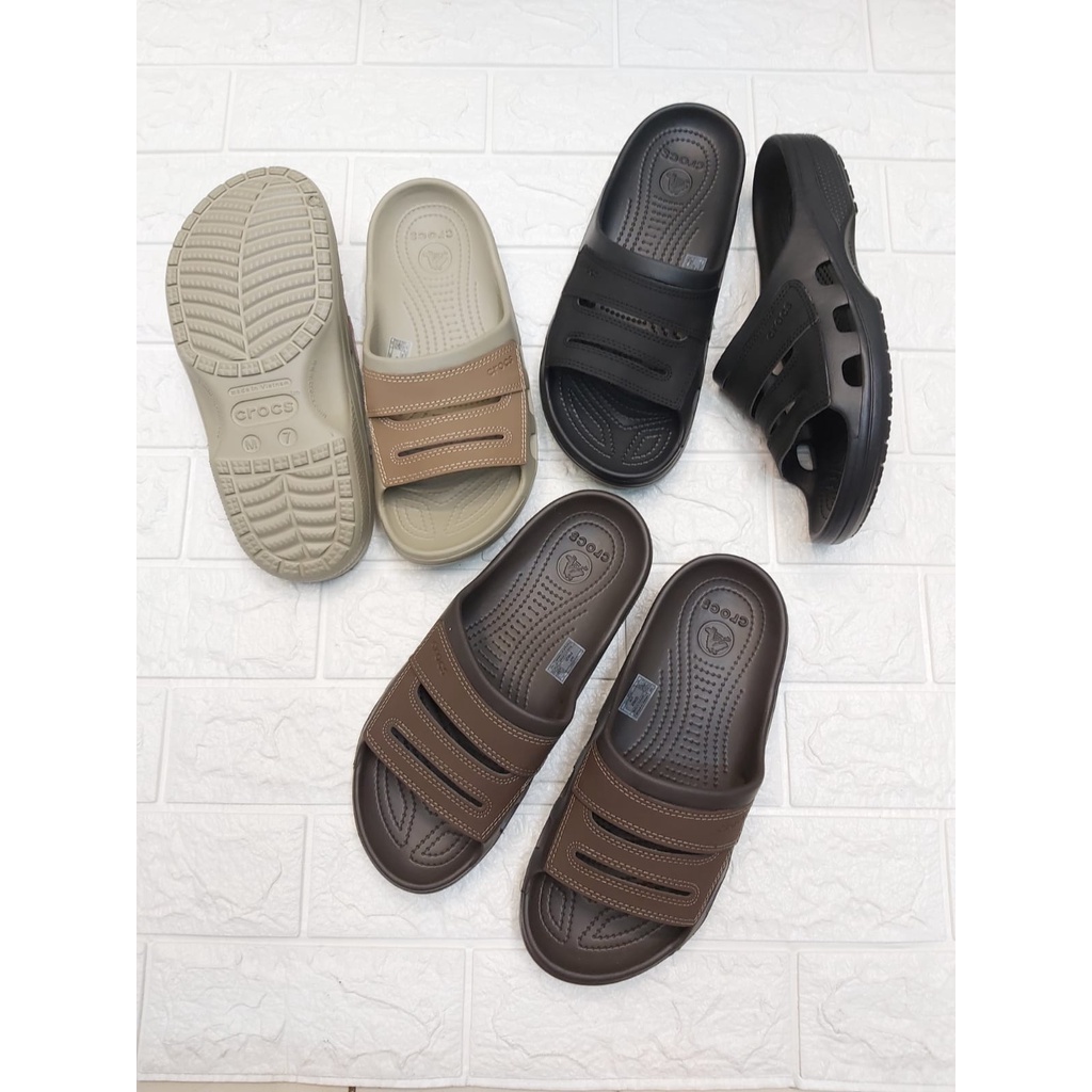 Jual Crocs Yukon Mesa Slide Men's Sandal Shopee Indonesia