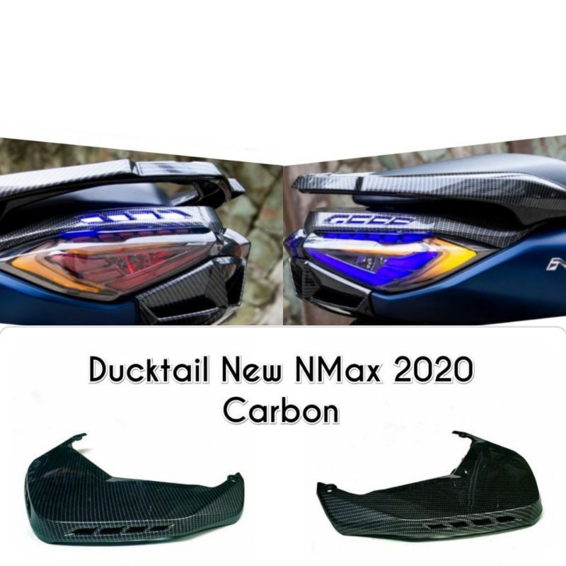 Jual DUCKTAIL CARBON ALL NEW NMAX 2020 NEMO / DAKTAIL DUCTAIL KARBON(04)