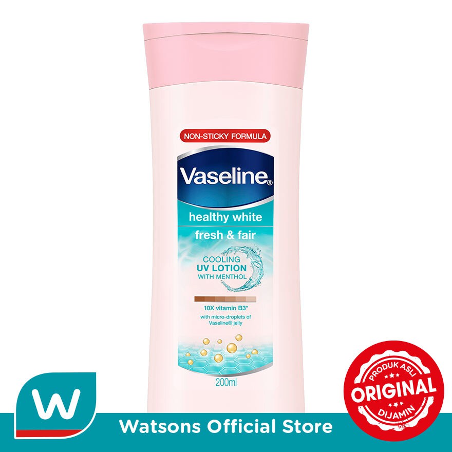 Jual Vaseline Body Lotion Healthy White Fresh & Fair 200ml Shopee