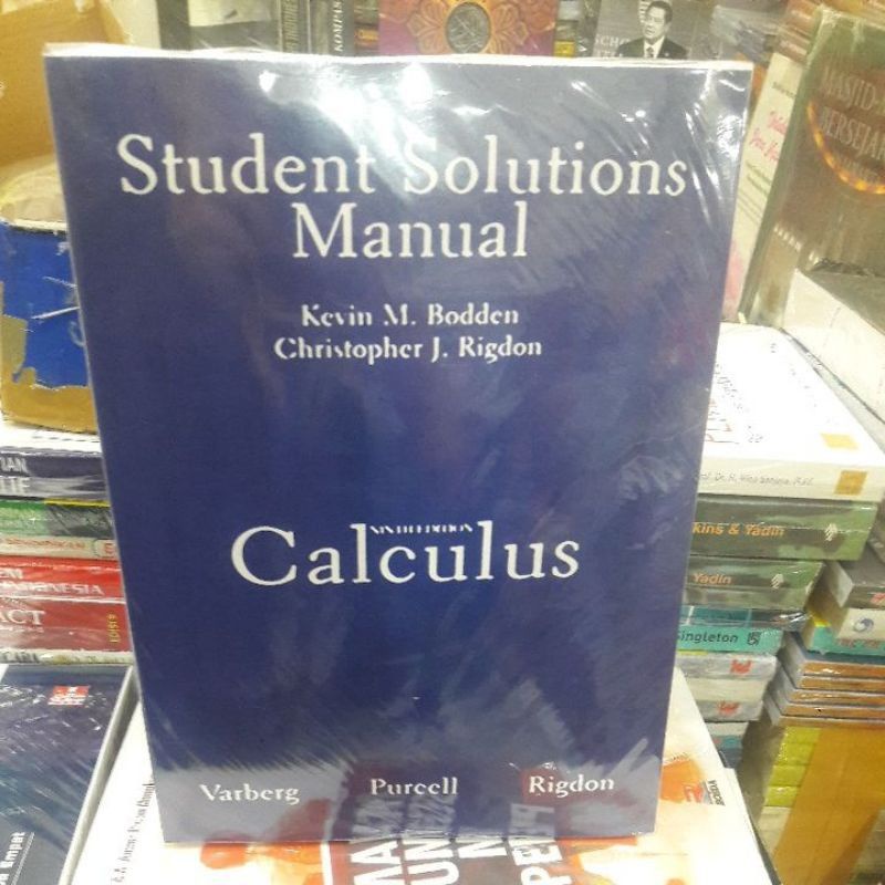 Jual STUDENT SOLUTION MANUAL CALCULUS NINTH EDITION | Shopee Indonesia