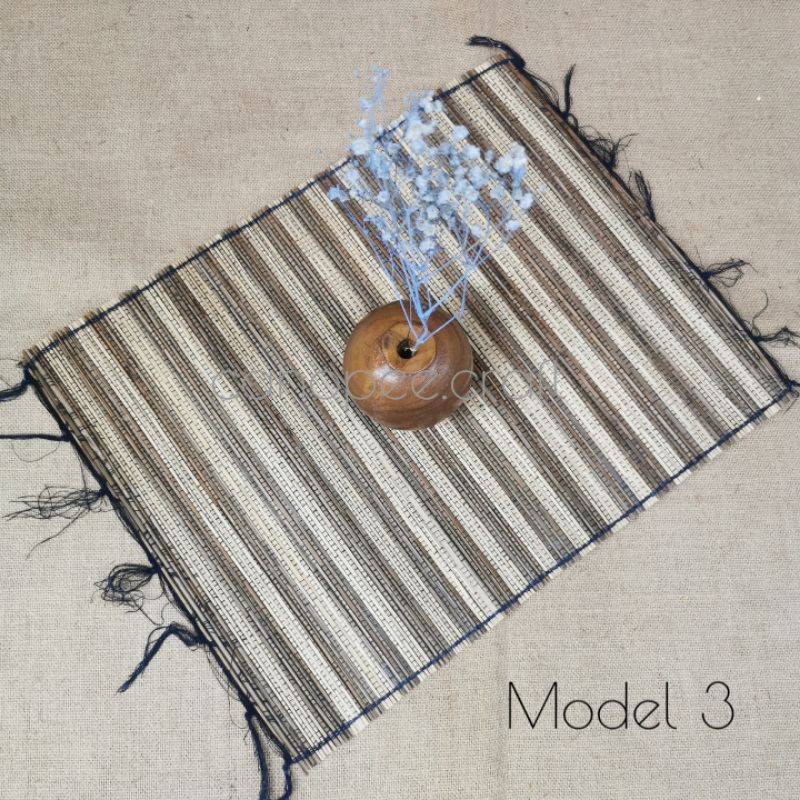 Jual PLACEMAT TENUN LIDI TATAKAN PIRING ALAS FOTO LIDI Shopee Indonesia