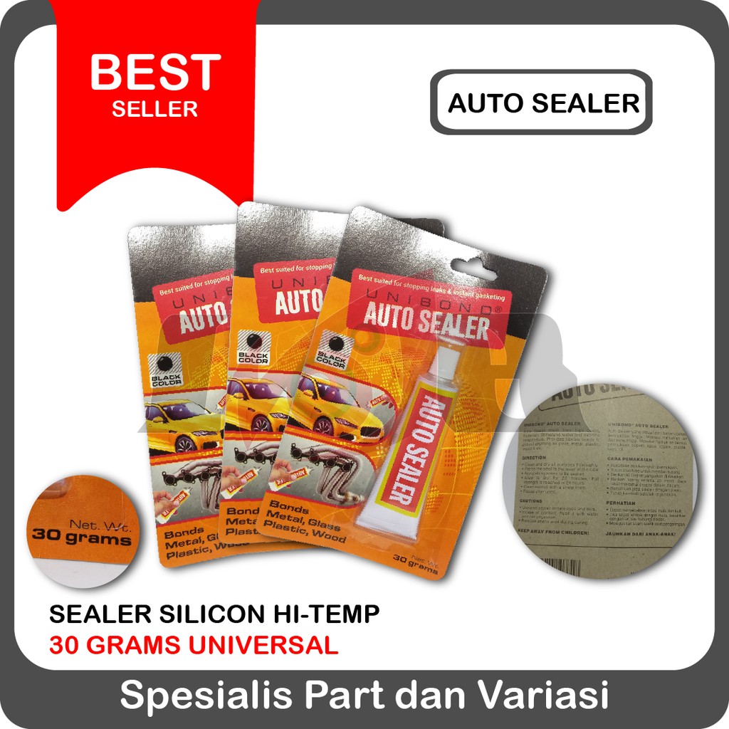 Jual Auto Sealer Hitam Lem Silicone Tube Black Seal Shopee Indonesia