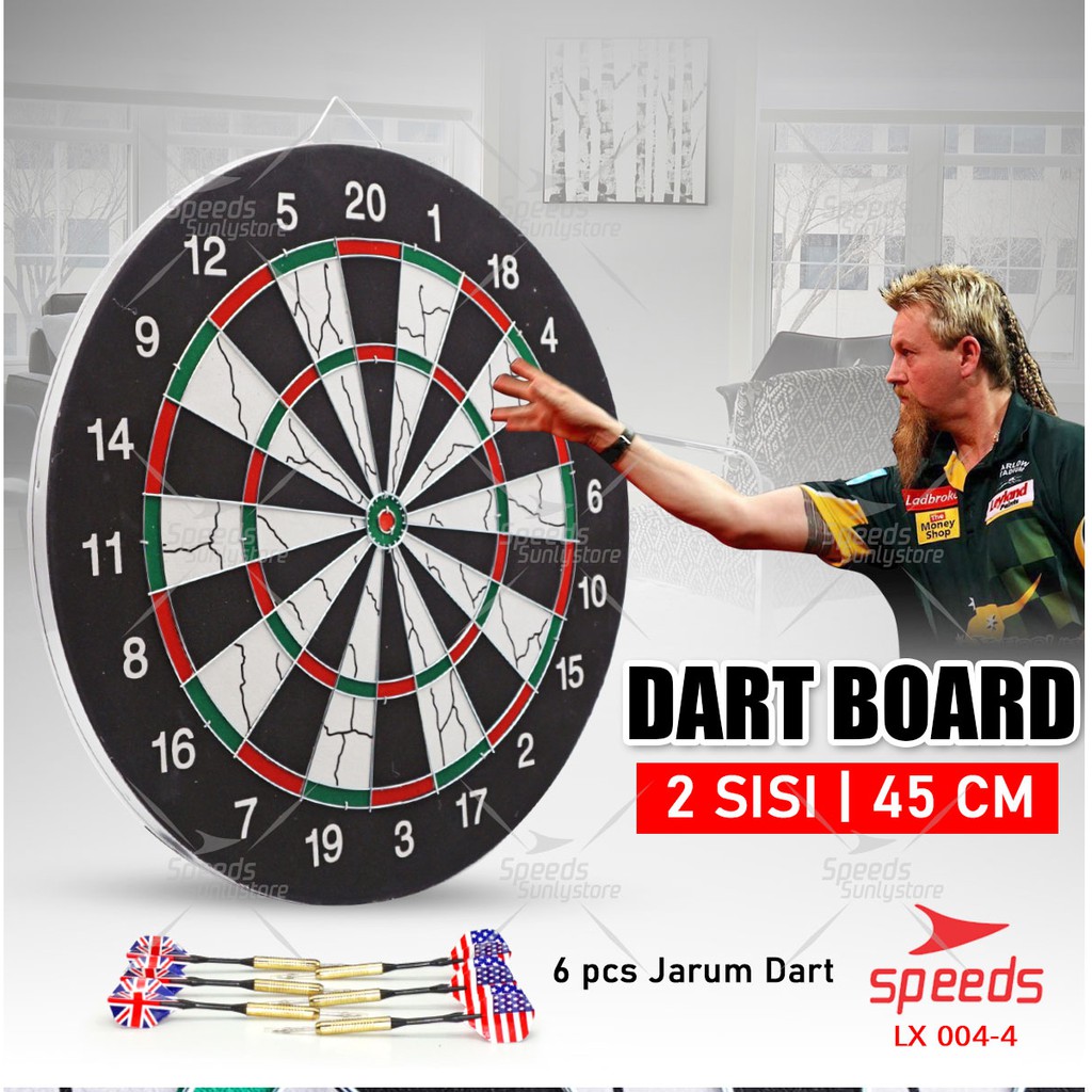 Jual SPEEDS Dartboard GAME BESAR 18in Papan Dart Panahan Dinding Board busur 0044 1PC=2.9KG