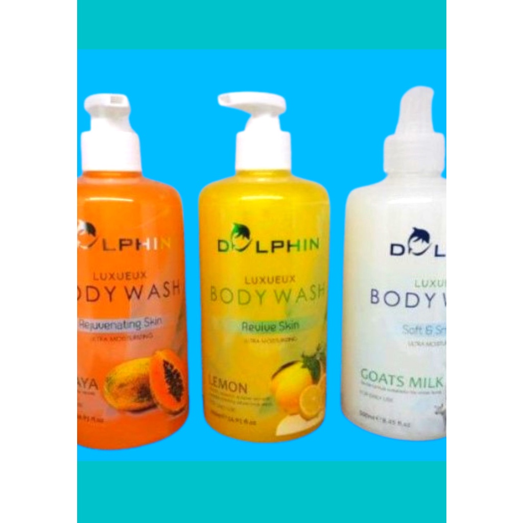 Jual Dolphin Body Wash 500ML Sabun Pemutih Sabun Dolphin Papaya