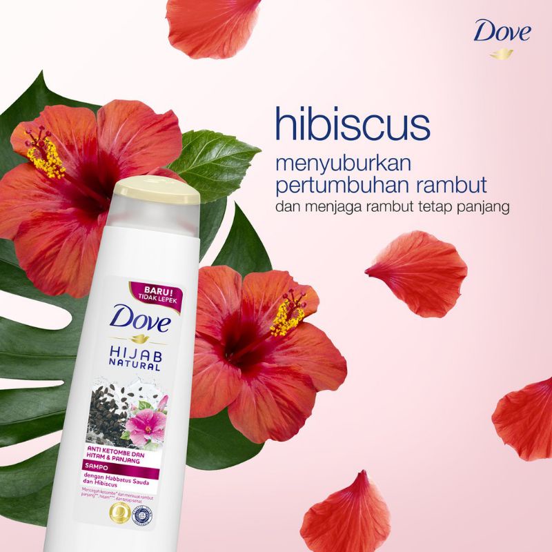 Jual Dove Shampoo Anti Ketombe Habbatus Sauda dan Hibiscus 135ml Shopee Indonesia