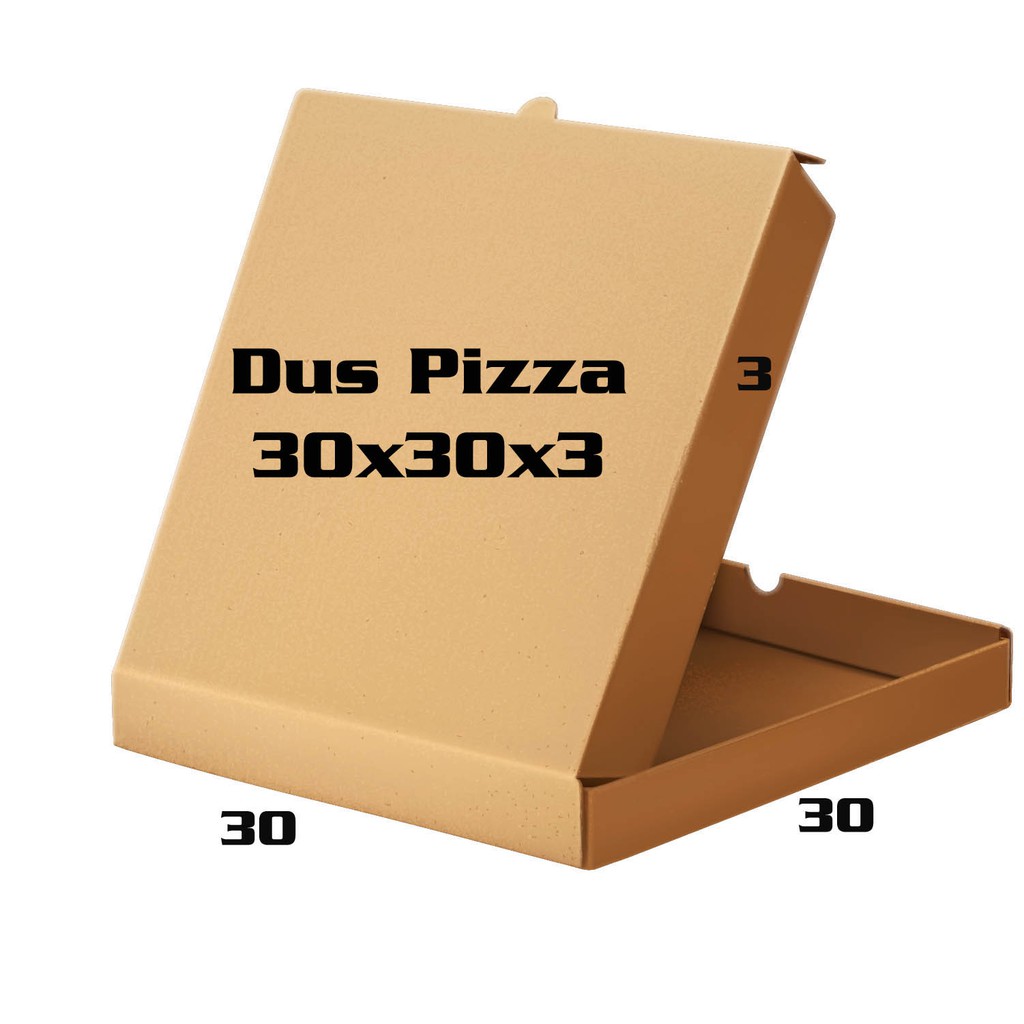Jual (Min 10 pcs) 30x30x3 BOX KARDUS PACKING PIZZA / BAJU MURAH