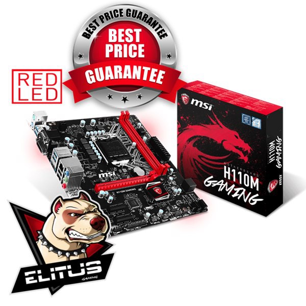 Jual Motherboard MSI H110MGaming LGA 1151 Intel H110 H110M Gaming