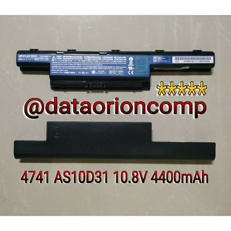 Jual Baterai battery acer aspire one 4738 4738Z 4738GZ 4741 4349 4551G