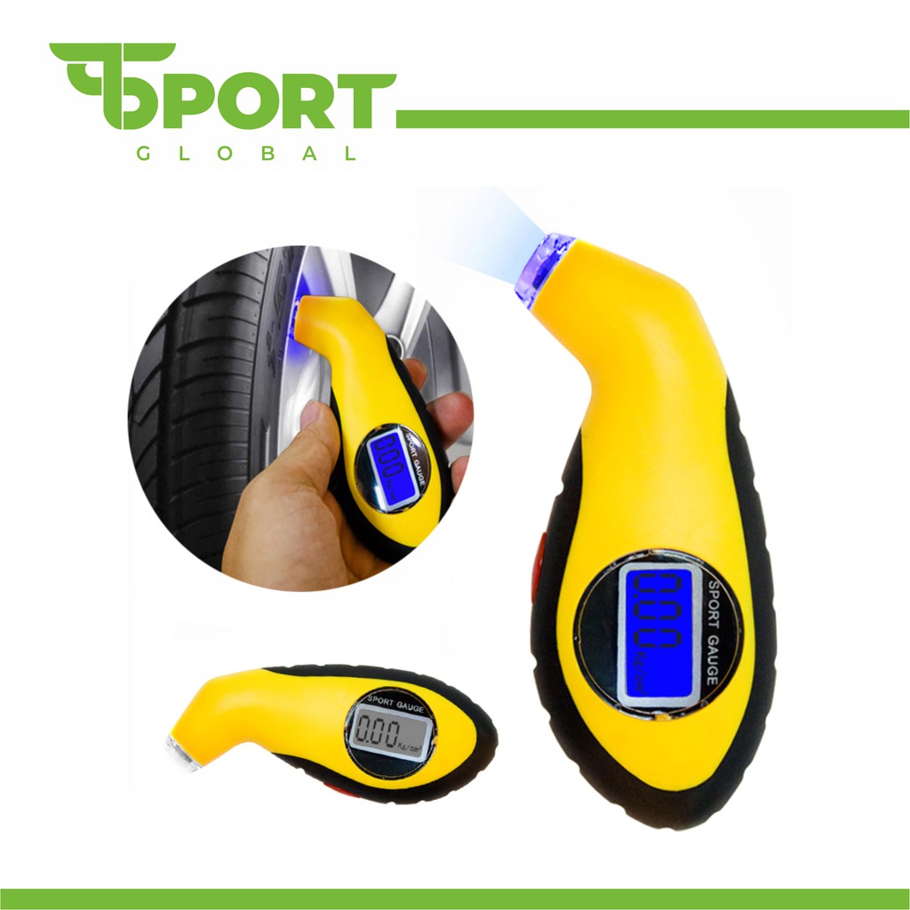 Jual MANOMETER TEKANAN BAN DIGITAL TIRE GAUGE BAROMETER LCD ALAT UKUR
