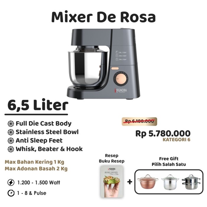 Jual MIXER SIGNORA DE ROSA (NEW) Shopee Indonesia