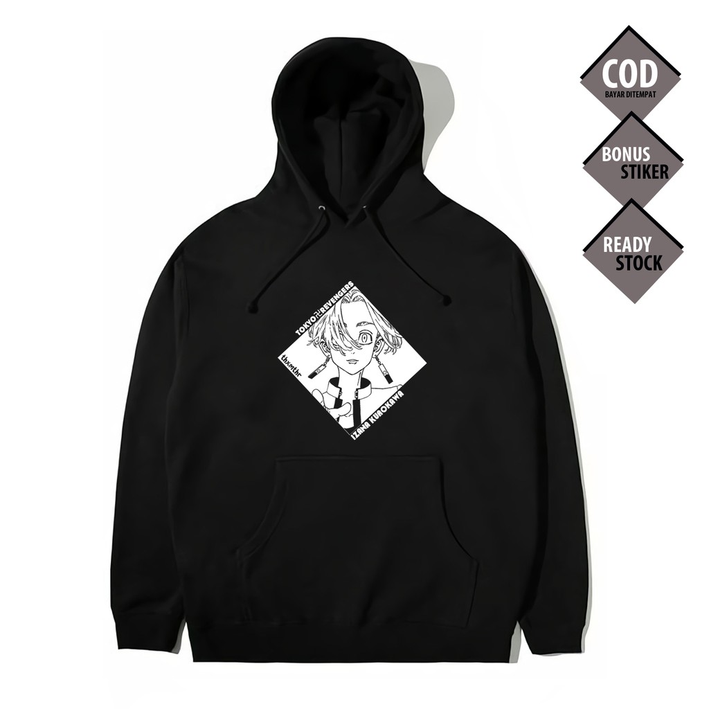 Jual HOODIE BLACK DRAGONS IZANA KUROKAWA TENJIKU TOKYO REVENGERS ANIME MANGA BAJU JEPANG MIKEY