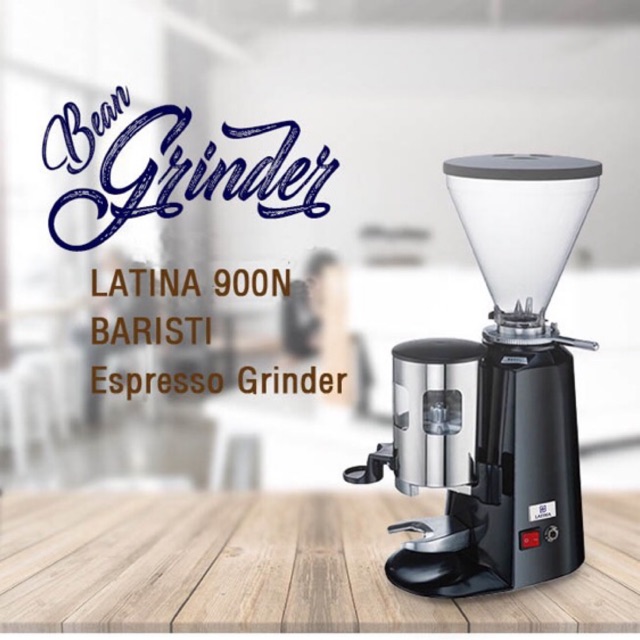 Jual Grinder Coffee Latina 900N Espresso Grinder Dosing Chamber Hitam