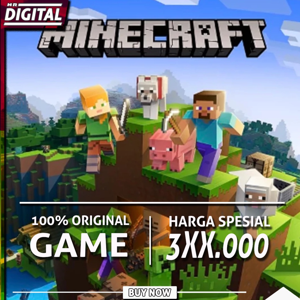 Jual MINECRAFT PREMIUM JAVA + Bedrock EDITION [PC & MAC] Minecoins